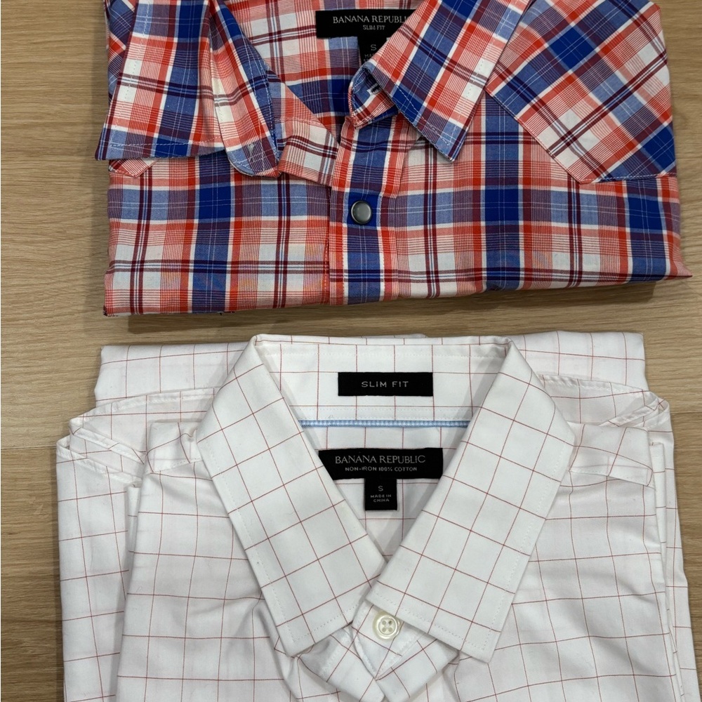 Banana Republic Men's Plaid Shirts